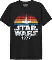 Star Wars T-Shirt Herren 1977 - Millennium Falcon schwarz