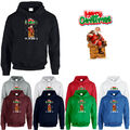 Herren Hoodie personalisierter Pullover frohe Weihnachten Weihnachten Geschenk maßgeschneidert Weihnachtsmann Name