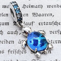 ● Original Pandora Charm "Blaue Meeresschildkröte" 798939 Schildkröte, Zirkonia 