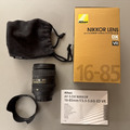 NIKKOR LENS AF-S DX 16-85mm f/3.5-5.6G ED VR Objektiv f. NIKON DSLR Kamera