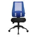 Bürostuhl schwarz/blau Lady Sitness Deluxe Schreibtischstuhl LT20B0 Topstar