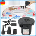 Elektropumpe Elektrische Luftpumpe 2 in 1 Gebläsepumpe FÜR Matratze Schlauchboot