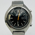 Seiko 5 Sports Speed・Timer 7015-7000 Automatik Tag/Datum schwarzes...