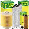 MANN-FILTER INSPEKTIONSPAKET passend für 2.7+3.0 TDI AUDI A6 C6 / 163-240 PS