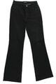 CAMBIO Damen Jeans Hose W34 L32 34/32 schwarz dunkelgrau Bootcut Stretch wie Neu