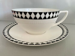 Wedgwood JASPER CONRAN Mosaic TEETASSE mit Untere ungenutzt Cup and Saucer