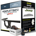 Für JEEP Cherokee Typ KJ Anhängerkupplung starr +eSatz 7pol uni 09.2001-04.2008