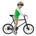 20" Freestyle Kinderfahrrad Mädchen Jungen Fahrrad Kinder Fahrrad Schwarz+Weiß