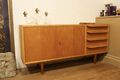 TRUE VINTAGE DDR UNIVERSAL SIDEBOARD 60er helles Holz Lowboard Kommode Geschirr