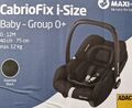 Maxi Cosi CabrioFix I-Size Baby Group 0+ Essential Black