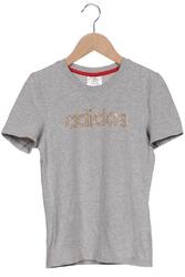 adidas T-Shirt Damen Shirt Kurzärmliges Oberteil Gr. EU 34 Grau #ib7z7tn