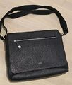 HUGO BOSS SCHULTERTASCHE CROSSBAG SCHWARZ TOP LEDER 