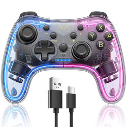 Wireless Bluetooth Pro CONTROLLER/GAMEPAD+Ladekabel für Nintendo Switch,PC,iOS