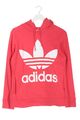 ADIDAS Kapuzensweatshirt Damen Gr. DE 34 pink-weiß Casual-Look