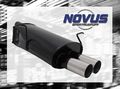 NOVUS Sportauspuff Gruppe N ESD 2x 76 mm RL-Design für 3er BMW E46 316 318