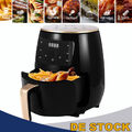 Fritteuse Heißluftfritteuse XXL 6L 1400W Friteuse Airfryer Edelstahl DE