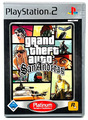 Grand Theft Auto San Andreas GTA Platinum Sony PlayStation 2 PS2 Anleitung OVP