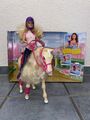 Barbie-Set: Pferd mit Funktionen und Reiterin