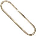 JOBO Panzerkette 585 Gold Gelbgold 50 cm Kette Halskette Goldkette Karabiner