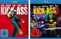 2 Blu-rays * KICK-ASS 1 + 2 IM SET - Jim Carrey - FSK 18 # NEU OVP +