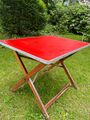 DDR Campingtisch Klapptisch Gartentisch Gestell Retro rot