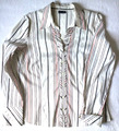 Gerry Weber Bluse  Gr. 40 brau-beige-orange gestreift