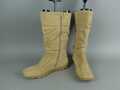 Hush Puppies Damen Schuhe Stiefel Gr 40 Beige Wildleder Karree gefüttert (19914)