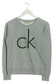 CALVIN KLEIN JEANS Sweatshirt Damen Gr. DE 36 hellgrau Casual-Look