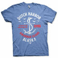 Deadliest Catch Dutch Harbor Alaska Amaknak Island Männer Men T-Shirt Blau