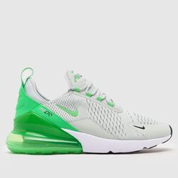 Nike Air Max 270 Gr. 43 Sneaker Low Light Silver Green Shock Herren Turnschuhe