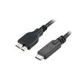 B48 USB 3.1 Typ C auf USB 3.0 micro B Stecker USB C zu Micro B 3.0 Kabel 18cm 