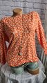 Shirt Bluse Tom Tailor Tunika krempelbar Orange gemustert Gr. S bis 3XL (2 568)