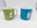 2 Sheepworld Tassen Becher Kaffee Tee Witzige Tasse