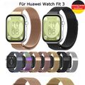 Magnet Milanaise Armband für Huawei Watch Fit 3 Mesh Ersatzband Smart Watch Uhr