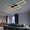 Wohnzimmerleuchte Designleuchte Deckenlampe LED schwarz gold opal verstellbar