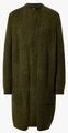 Only Cardigan Gr.L , offene lange Strickjacke , Jade L/S  KNT Noos In KHAKI