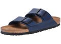 Birkenstock Tieffußbett Pantolette ARIZONA SCHMALE FORM 051753 Blau NEU