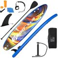 Surfboard Stand Up SUP Board Set Paddle Board aufblasbar bis zu 120 kg belastbar