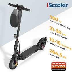 Elektro Roller mit Straßenzulassung ABE 350W E-Scooter Klappbar Bis 30KM MAX APP10% off mit Gutschein "PRESALE" 11/11-11/15