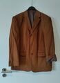 Sakko Jacke Blazer Herren braun Wildleder Optik Gr. L