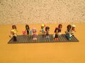 LEGO Friends Figuren 10 Stück mit Kopfbedeckung und Zubehör Puppen MIX *E077*