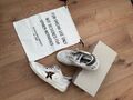 GOLDEN GOOSE Sneaker Ball Star weiß mit Leo Vintage Look Gr. 40 guter Zustand