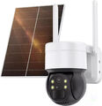 4MP Solar Kamera FUNK ÜBERWACHUNGSKAMERA Outdoor WLAN WIFI IP CAMERA Set AUßEN