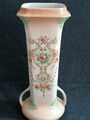 Antike Jugendstil Keramik Vase von John Tams England La Rosa Ware Glorie 1912