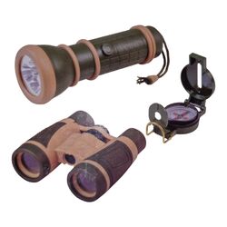 SCOUT Kinder Entdecker Set - Kompass -Taschenlampe -Fernglas -Kinderkompass 