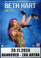 BETH HART - 2024 - Live In Concert - You Still Got Me Tour - Poster - Hannover