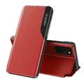 FÜR SAMSUNG GALAXY S22 ULTRA - SMART VIEW SLEEP Case Etui Tasche Hülle Handy ROT