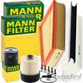 MANN FILTER INSPEKTIONSPAKET passend für MERCEDES CITAN W415 RENAULT KANGOO 1 2