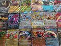 Pokemon Karten Sammlung 100 mit V EX Karte und seltenen Glitzer Holo Original DE