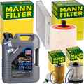 MANN INSPEKTIONSPAKET+5L LIQUI MOLY 5W-30 ÖL passend für OPEL ASTRA K 1.6 06.15